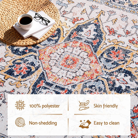 Artiss Floor Rug 240x340cm Large Washable Carpet