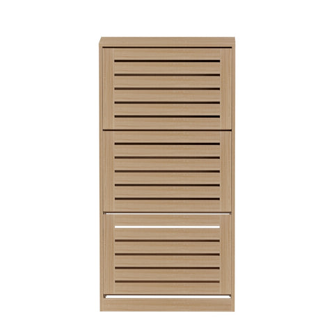 Artiss Shoe Cabinet Storage Drawer 45 Pairs Pine