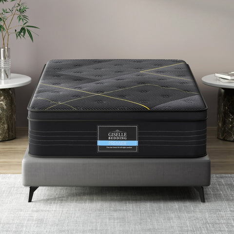 35cm Giselle Mattress Single Bed Bamboo Pocket Firm Foam