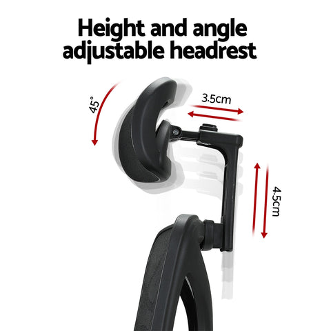 Artiss Computer Desk L-Shape Corner Desks Ergonomic Office Chair Mesh Chairs