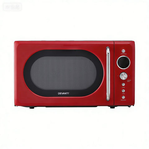 Devanti 20L Microwave Oven 700W Red
