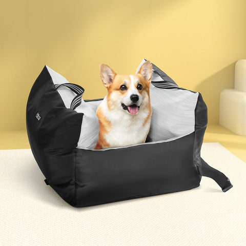 i.Pet Dog Car Seat Booster Cover Dog Bed Portable Waterproof Belt Non Slip