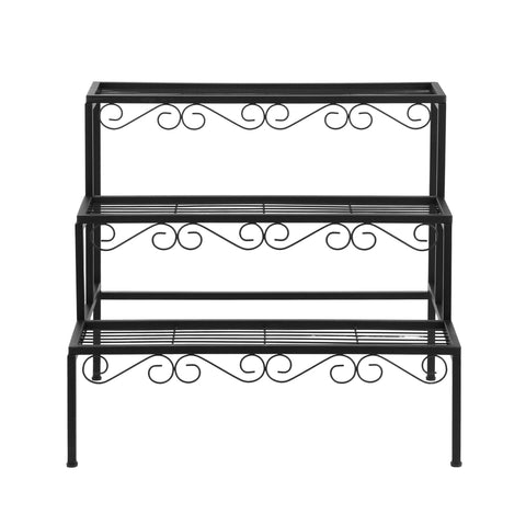 Artiss Plant Stand 3 Tier Metal Corner Plant Shelf Multiple Flower Holder Rack