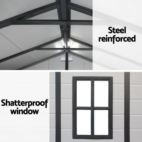 Giantz Garden Shed Sheds Outdoor Storage 2.15x2.14M Tool Workshop House Shelter