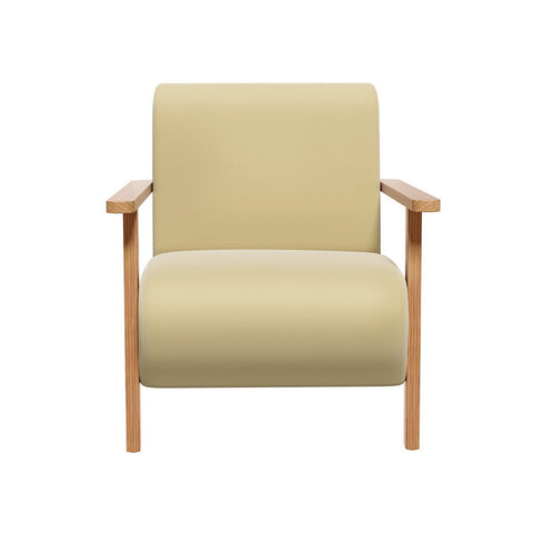 Artiss Armchair Velvet Yellow Olie