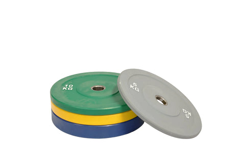 Coloured Olympic Bumper Plates - 100kg kit