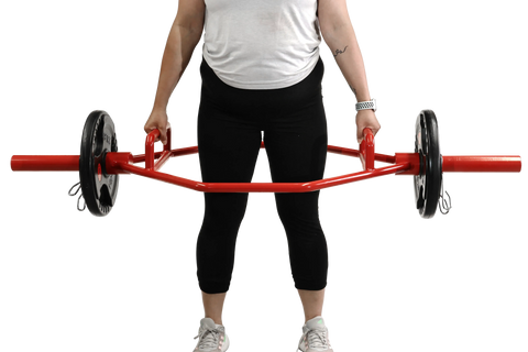 Olympic Shrug Deadlift Trap Bar - Red