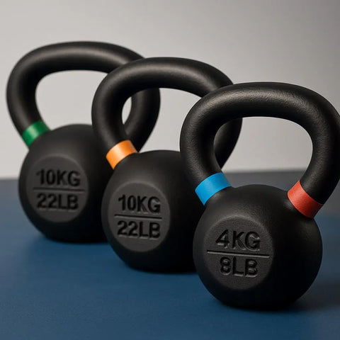 Cast Iron Kettlebells Set 2 - 4/8/12/16/20 Kg (60 Kg total)