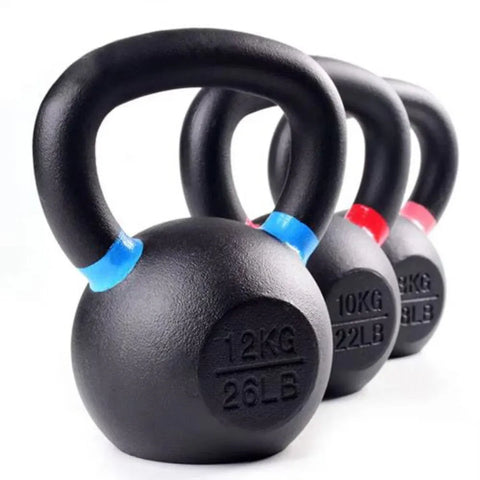 Cast Iron Kettlebells Set 3 - 8/12/16/20 Kg (56 Kg total)