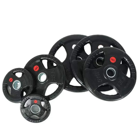 Tri-Grip Olympic Bumper Plates - 105kg kit