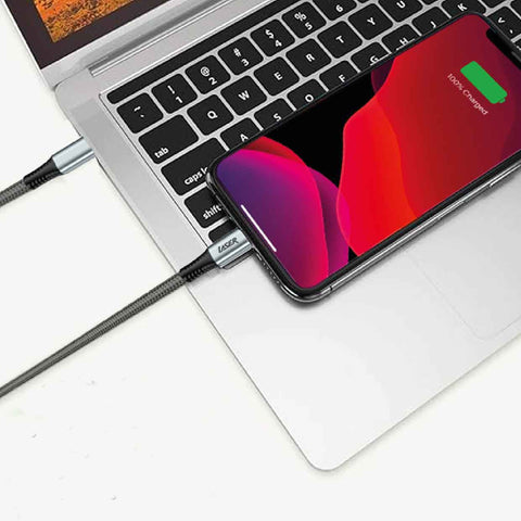 Laser 240W USB-C to USB-C Braided Cable 1M