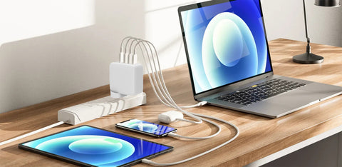 Laser 100W GaN USB-C and USB-A Wall Charger