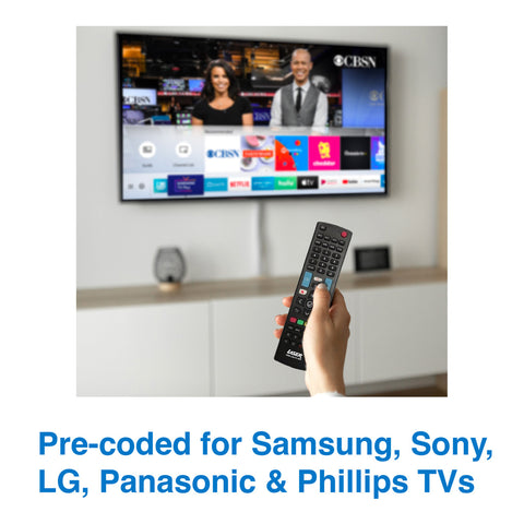 Laser Universal TV Remote for Smart & LED TVs