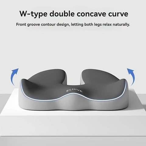 ELHIVE, upgraded single cushion, sitting comfort, ergonomic support, back support, pressure relief, office chair cushion, car seat cushion, health and wellness, portable cushion, durable cushion, Australian market
