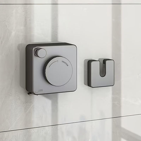 White wall-mounted clothes hanger, adjustable hanger, laundry hanger, home organization, high-quality hanger, space saving hanger, wall clothes rail, Australian home, coat hanger wall mount