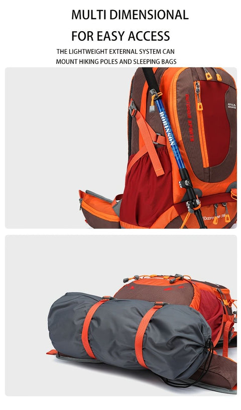 Black Royal Mountain backpack, Extreme 35L backpack, travel backpack, outdoor backpack, high-quality backpack, Australian bush backpack, camping gear, hiking backpack 35L