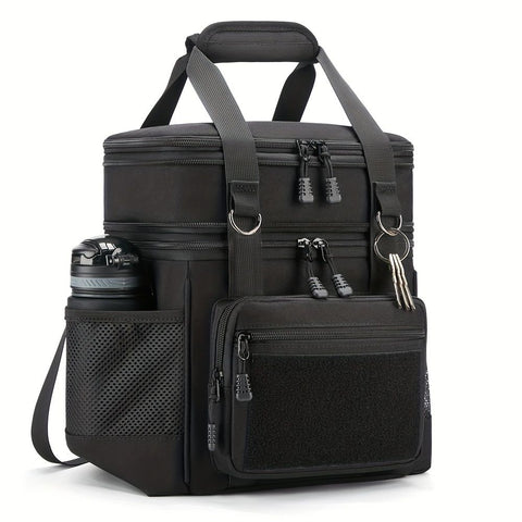 Black Blue travel backpack, utility backpack, durable backpack, organized storage, Australian travel gear, weekend getaway, outdoor backpack, carry-on backpack