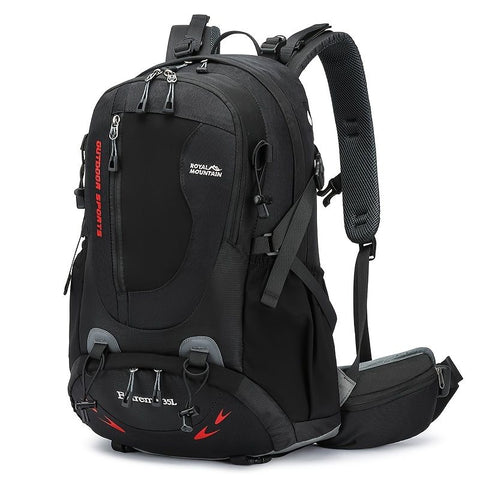 Blue Black Royal Mountain backpack, Extreme 35L backpack, travel backpack, outdoor backpack, high-quality backpack, Australian bush backpack, camping gear, hiking backpack 35L