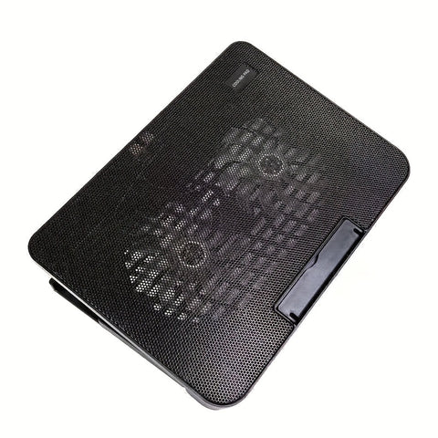 **Fully Compatible Laptop Stand｜Dual-Fan Cooling + Ergonomic Angle Adjustment, All-in-One Portable Design for Work, Gaming, and Entertainment**