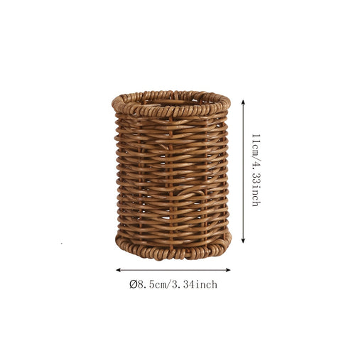 **Japanese Tableware Storage and Drying Basket: Slip-Resistant and Mold-Proof Bottom, Dual Use for Dining and Kitchen, a Simple and Tidy New Storage Choice**