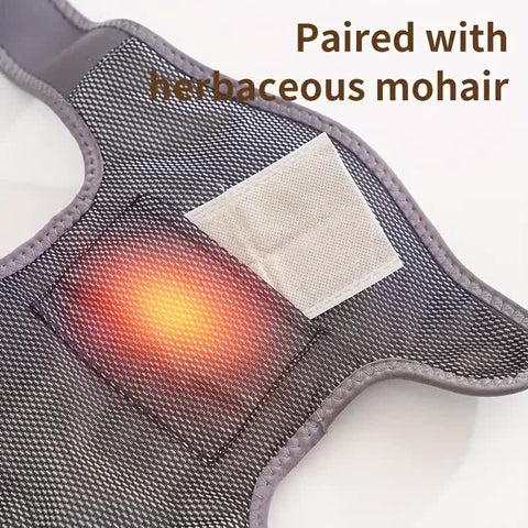 Knee massager, after long periods of sitting at work and exercising, hot ginger heating device for the knees.
