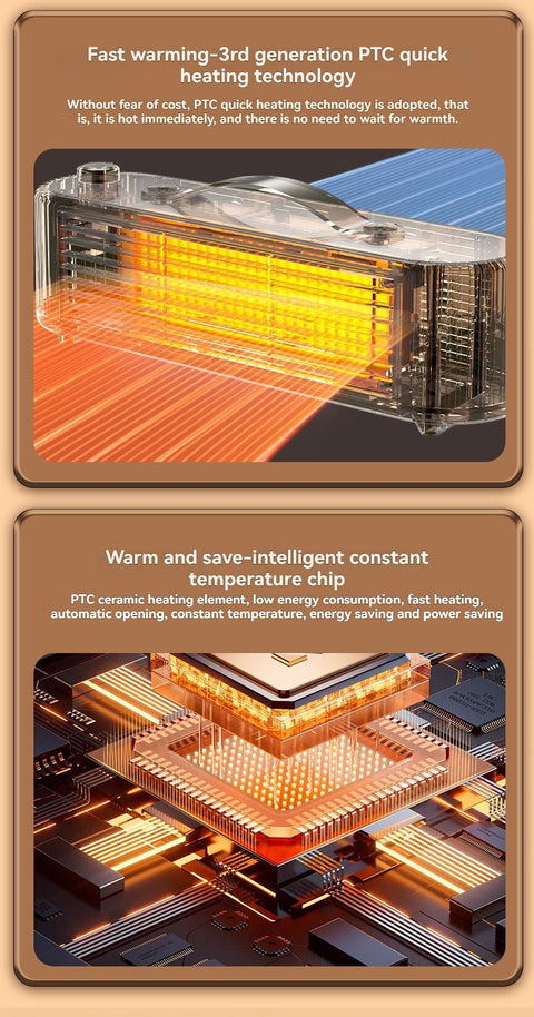 Hot - selling Desktop Heater: Instant Warmth, Energy - Saving & Quiet | Free Shipping