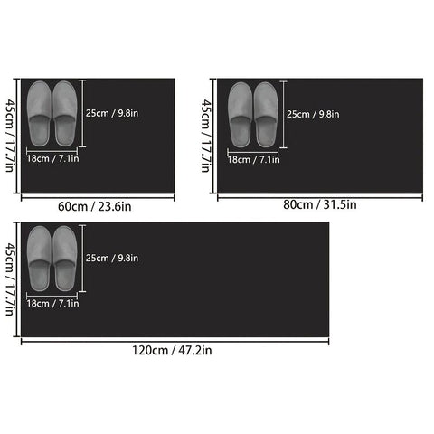 Kitchen Runner Mat - Non-Slip, Durable, & Easy to Clean