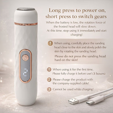 Electric Foot Callus Remover | USB Rechargeable