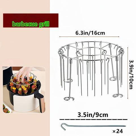 24-Needle Barbecue Grill for Skewers