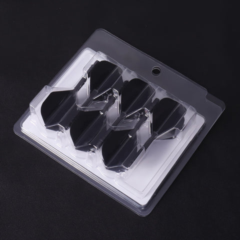 WEDARTER flying dart tail fin cross-border hot sale 2BA threaded integrated modified PP tough plastic anti-drop durable