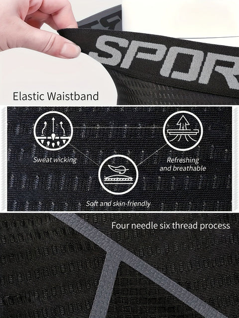 M size men's 5d mesh cycling shorts casual elastic breathable letters elastic waist shorts summer outdoor cycling mountain bike