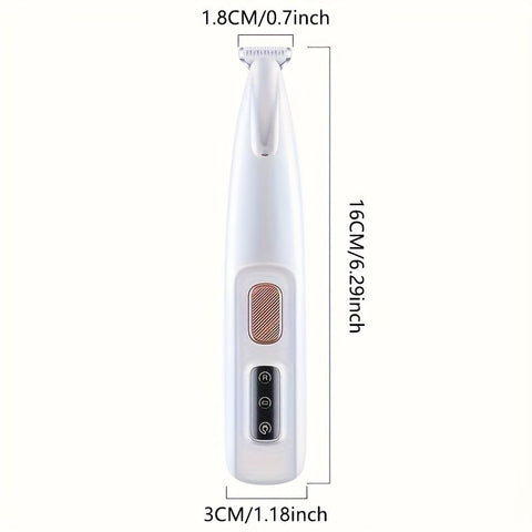 Pet grooming clippers with LED assisted lighting Safe low-noise USB/battery life Pet grooming electric clippers with LED assist lighting Safe low noise USB / battery life