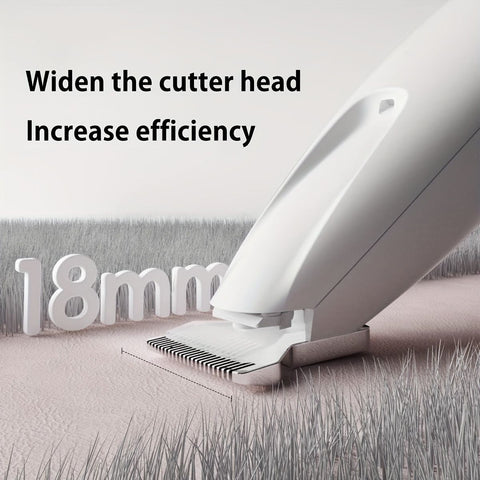 Pet grooming clippers with LED assisted lighting Safe low-noise USB/battery life Pet grooming electric clippers with LED assist lighting Safe low noise USB / battery life
