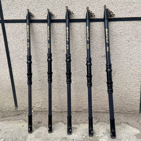 Ultra-hard carbon fiber fishing rod 3m, with anti-slip handle and metal ground inserts - suitable for sea rock fishing, surfing casting and long-range casting