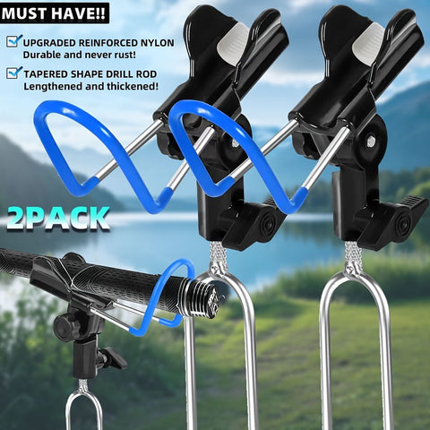 1-piece set upgraded shore fishing fishing rod stand, fishing farm fishing rod stand, ground fishing rod stand, beach raised fishing rod stand, anti-slip design, protect your fishing rod