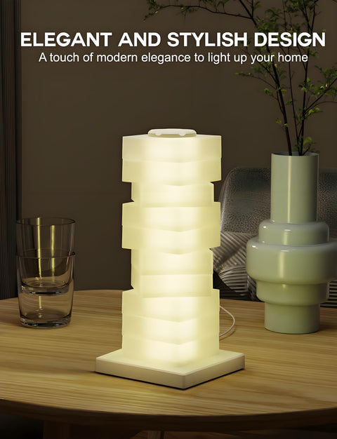 Customizable RGB Cube Lamp: USB-Powered LED Tower Light for Australian Gamerooms, Bedrooms & Room Decor