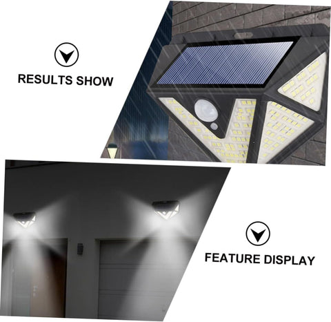 2-Pack Solar LED Motion Sensor Wall Light: Dusk-to-Dawn Outdoor Lighting for Aussie Gardens, Fences & Patios