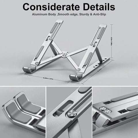 NNEOBA Portable Aluminum Laptop Stand