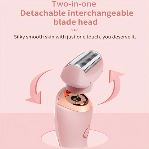 2 in 1 Waterproof Electric Shaver Hair Removal