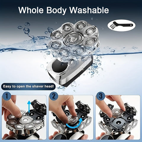 Electric Shaver Grooming Kit (6-in-1)