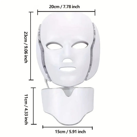 LED Facial & Neck Mask (7 Colors)