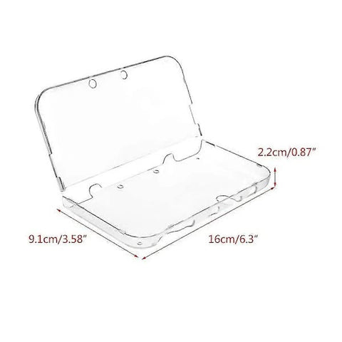 Anti-Fall Transparent Game PC Case Protection Shell Compatible with New 3DS XL Console