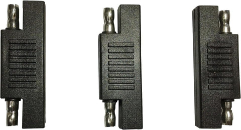SAE Polarity Reverse Adapter Connectors for SAE to SAE Quick Disconnect Extension Cable, Solar Panel Battery Power Charger and Maintainer-3Pack
