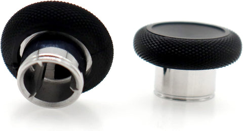 PartEGG 2-pcs Short Concave Magnetic Analog Thumbstick Replacement for Xbox Elite Wireless Controller Series Gen 2 1797 Standard Height Sticks (Black)