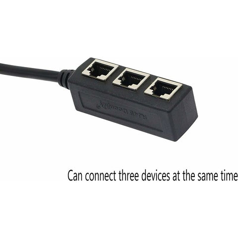 3 Rj45 Splitter RJ45 Ethernet Splitter 1 to 3 Port Network Cable Adapter – Terrific Buys