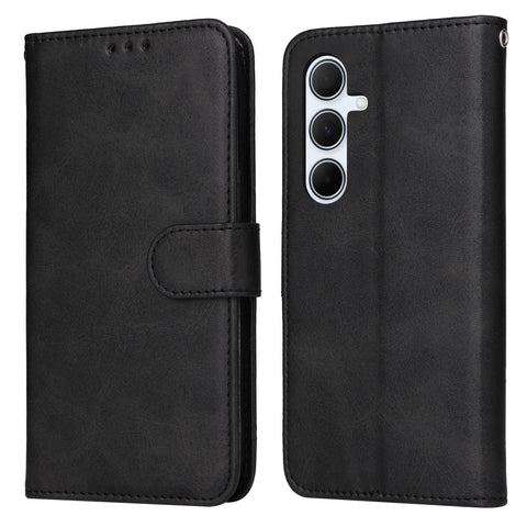Compatible with Samsung A56 5G Wallet Case PU Leather Cover Samsung Multiple Colors Black Black Max