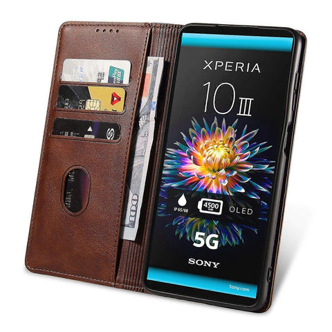Compatible with Sony Xperia 10 III 5G Mobile Case - Perfect Brown-max Brown
