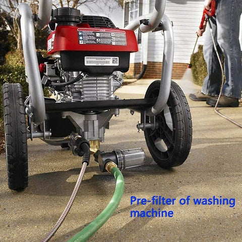 3/4" Garden Hose Sediment Filter For Pressure Washer - Sediment Filter End Cap For Outdoor Gardening - Water Inlet