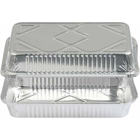 25 pcs Aluminum Foil Trays Barbecue Accessory For Cooking, ROasting, Baking, Freezing And Storing Large Aluminum Foil