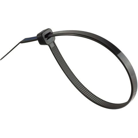 Pack Of 100 Cable Ties, Black, 200 X 4.8 Mm